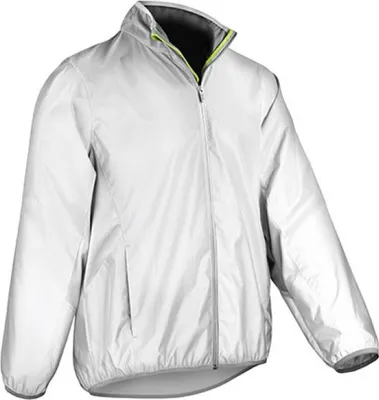 Produktbild von SPIRO S266X | Luxe Reflectex Hi-Vis Jacket Wind-und Spritzwasserabweisend - Farbe: Neon White - Größe: 3XL