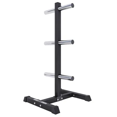 Produktbild von GORILLA SPORTS® Hantelscheibenständer 6 Stangen 50 mm bis 350 kg Aus massivem stahl mit 20 cm Aufnahmen und gummierten Füßen