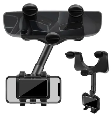 Rückspiegel Telefonhalter 360° drehbar ausziehbar für Smartphones