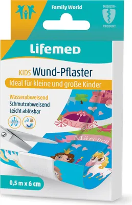 Produktbild von Lifemed Kinder-Wund-Pflaster "Märchen" 500 mm x 60 mm