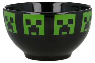 Müslischalen-Set Minecraft Creeper & Super Mario, Keramik, 600 ml