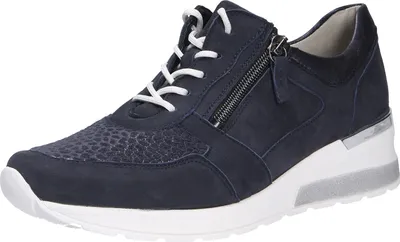 Produktbild von Waldläufer Damen Schnürschuhe, blau(marinemarinenotte (217)), Gr. 5
