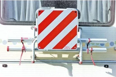 Zdjęcie produktu dla Znak ostrzegawczy Brunner dla Włoch (obowiązkowy!), aluminium 50x50cm