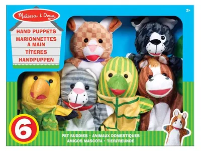 Obrázok produktu pre Melissa & Doug domáci miláčikovia maňušky na ruku