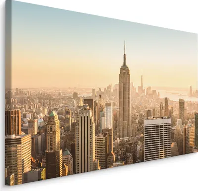 Zdjęcie produktu dla Obraz Empire State Building Nowy Jork duże miasto krajobraz Dekoracja salonu 3D 40x30cm