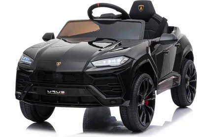 Produktbild von Lamborghini Urus Sportwagen Kinder Elektroauto Elektrofahrzeug Kinderfahrzeug Kinder Auto 12V 2x Motoren in Schwarz