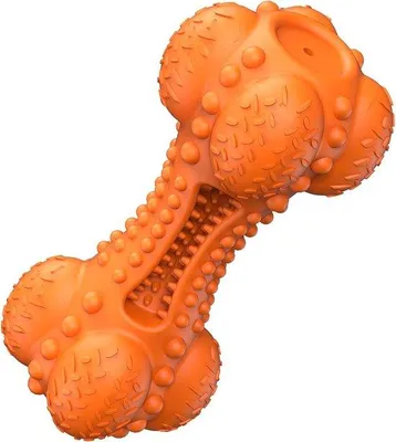 Produktbild von Famanu Kauspielzeug mit Quietscher - langlebiges Gummibot für große Hunde