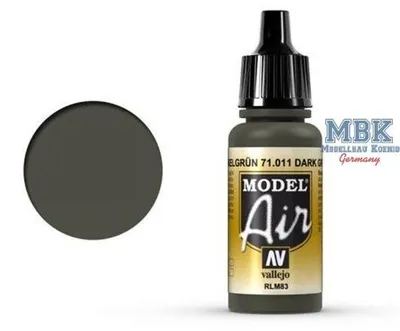 Imagen del producto de Vallejo 71.011, 17 ml, verde, mate, envase