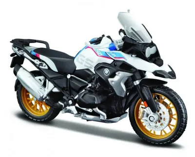 Immagine prodotto di Modello di moto in metallo BMW R 1250 GS con cavalletto 1/18