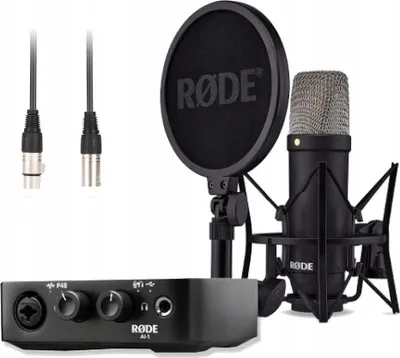 Obrázok produktu pre RODE NT1 Signature Black+ AI-1 Studio Kit MK2 - komplettes Studio-Set