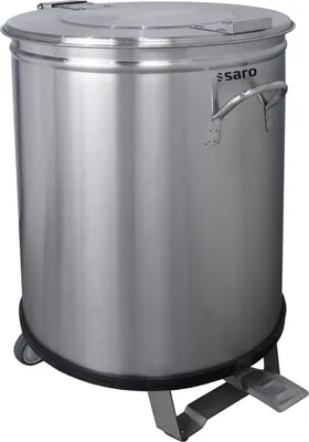 Image de Poubelle Saro 95L avec pédale et couvercle à fermeture douce MPS 95