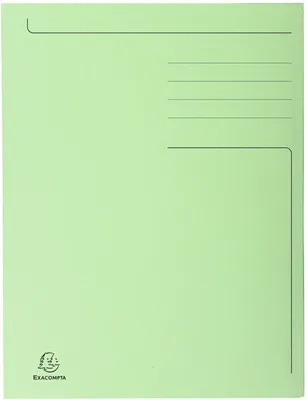 Immagine prodotto di Cartella EXACOMPTA, DIN A4, cartone, verde pastello