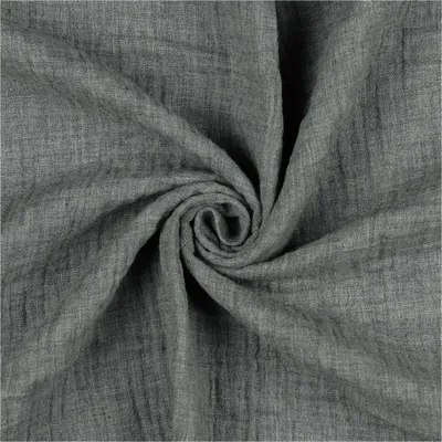 Produktbild von Melierter Musselin Stoff 50x136cm  Double Gauze Mulltuch Baumwolle