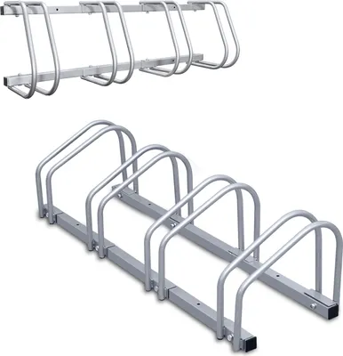 Image de TolleTour Béquille pour vélo arrière Béquille multiple 4 vélos Argent en différentes tailles
