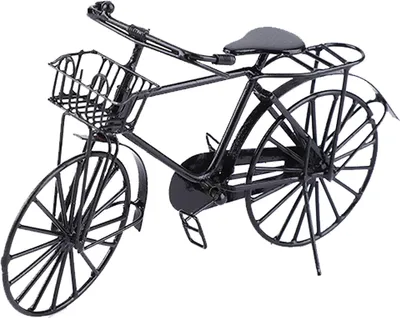 Obrázok produktu pre 1:12 Miniatúrne kovové bicykle Bicykel Domček pre bábiky Dekorácie pre bábiky Príslušenstvo