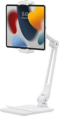Produktbild von Twelve South HoverBar Duo, justierbare Halterung für iPad & iPhone (weiß)
