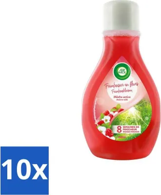 Obrázok produktu pre Air Wick – osviežovač vzduchu – Active Wick Malina & Kvetina – 375 ml – výhodné balenie – 10 kusov
