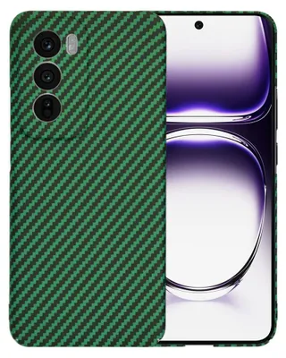 Produktbild von Techsuit Carbonite FiberShell Back Cover Hülle für Oppo Reno12 - Grün