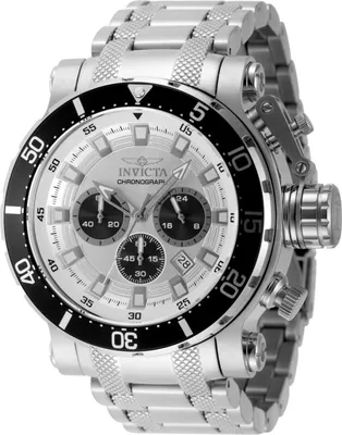 Zdjęcie produktu dla Invicta Coalition Forces 49223 Zegarek Męski - Mechanizm Kwarcowy - Stal Nierdzewna z Srebrną Tarcza - 52 mm