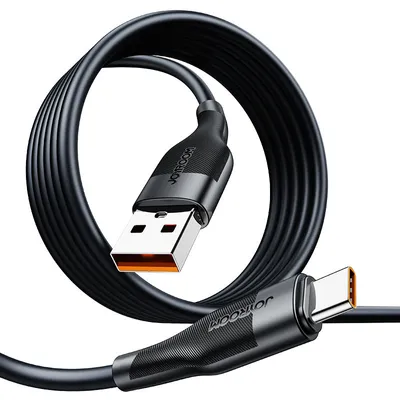 Produktbild von Joyroom USB-Kabel - USB Typ C für schnelles Laden / Datenübertragung 6A 1m schwarz (S-1060M12)