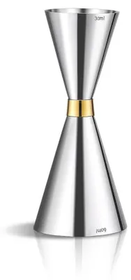 Productafbeelding van RVS maatbeker 30/60 ml, dubbele jigger met schaalverdeling
