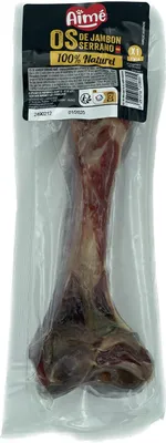 Image de Os à mâcher Aimé au jambon Serrano, 100 % naturel