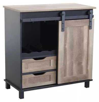 Immagine prodotto di Mobile Yvan 80x40x82 h cm in Legno Nero