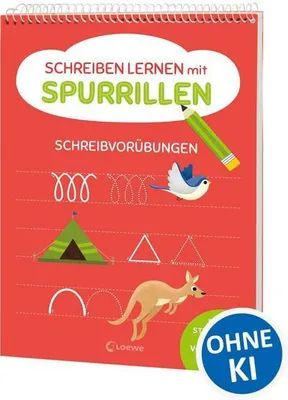 Produktbild von Schreiben lernen mit Spurrillen - Schreibvorübungen