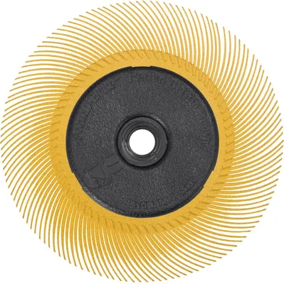 Image de 3M BB-ZB type C brosse abrasive brosse radiale brosse ronde ø 150mm grain 80 jaune
