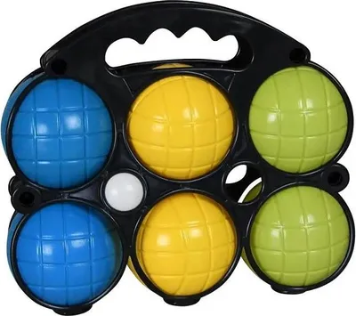 Immagine prodotto di Bocce in plastica 6 pezzi in custodia di plastica