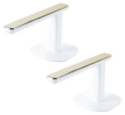 Imagen del producto de Soportes para cortinas (paquete de 2) - Ganchos adhesivos blancos para cortinas decorativas