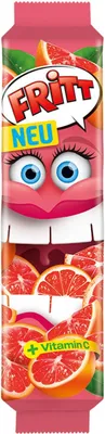 Imagen del producto de Fritt, chicle soluble con sabor a pomelo, 70 g
