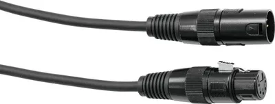 Image de EUROLITE Câble DMX XLR 5 pôles 1m sw