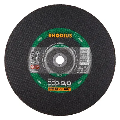 Produktbild von Rhodius Trennscheibe FT 40 300x3,0x20,0mm Stein Proline - 201910