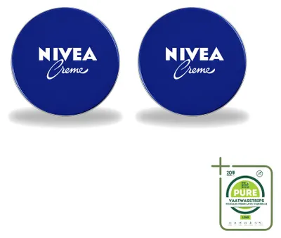 Zdjęcie produktu dla 2 opakowania kremu nawilżającego NIVEA - do wszystkich rodzajów skóry - 400 ml - opakowanie zbiorcze - 2 sztuki