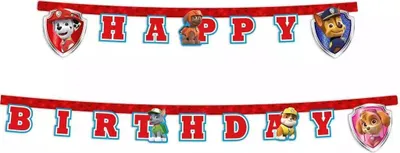 Zdjęcie produktu dla Papierowa girlanda Happy Birthday Psi Patrol 200cm