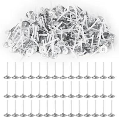 Imagen del producto de Mechas para velas, cera, algodón, 2,6 cm de diámetro, 600 unidades, para manualidades