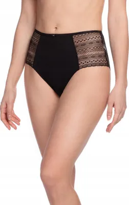 Zdjęcie produktu dla LAMA Figi Damskie Wysokie CZARNE r. XL, 2 szt.