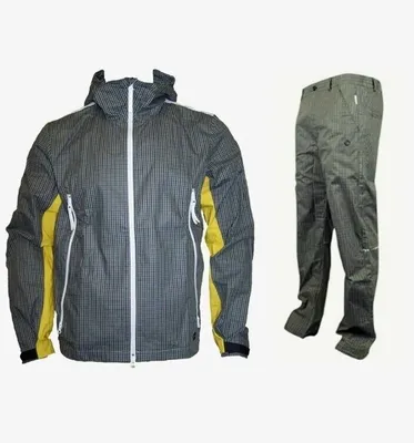 Produktbild von Adidas M TK Herren Regen Anzug Golf Wind Trainingsanzug Nylon , Gr:L , Neu