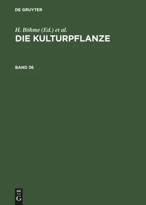 Produktbild von Die Kulturpflanze. Band 36