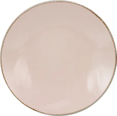 Produktbild von CreaTable 22117 PINK LADY Speiseteller 28 cm, rosé / Teller / Steingut / Essteller