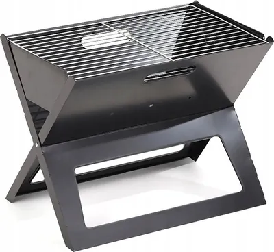 Image de Tourisme De Vacances Cheminée De Jardin Barbecue 45Cm Portable Acier Pliant