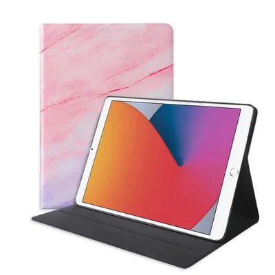 Immagine prodotto di Cover protettiva per Apple iPad 10.2 2019/2020/2021 10.2 pollici Custodia slim con funzione stand e funzione auto sleep/wake Rosa