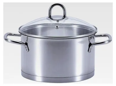 Produktbild von Kochtopf mit Deckel, Edelstahl, Ø 16 cm, 1,9 l