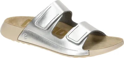 Produktbild von Ecco COZMO WOMEN Damenschuhe - sportliche Pantoletten silber Freizeit NEU