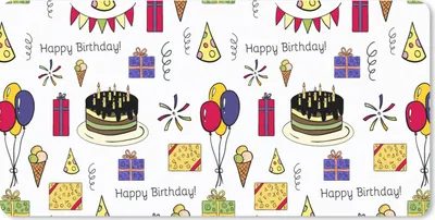 Produktbild von MuchoWow® Schreibtischunterlage Design - Geburtstag - Party 80x40 cm - XXL Mauspad - Gaming Mauspad