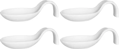 Obrázok produktu pre Mäser 334810 Gurmánska lyžička / lyžička na kanapky Tapas 10,5x5x3 cm, vhodná do umývačky riadu, biela (balenie 4 ks)