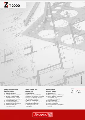 Image de BRUNNEN 1047360 Bloc de brouillon A3