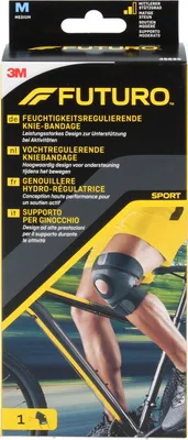 Obrázek produktu pro FUTURO™ 45696DABI FUTURO™ Kniebandage Sport 45696DABI, Gr. M schwarz 38,1-43,2 cm, 1 St.