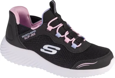 Produktbild von Skechers Slip-Ins: Bounder - Simple Cut 303585L-BLK, Sneaker, für Mädchen, Schwarz